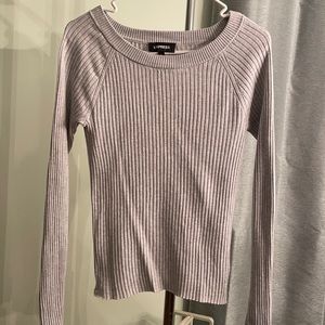 Express medium cable sweater